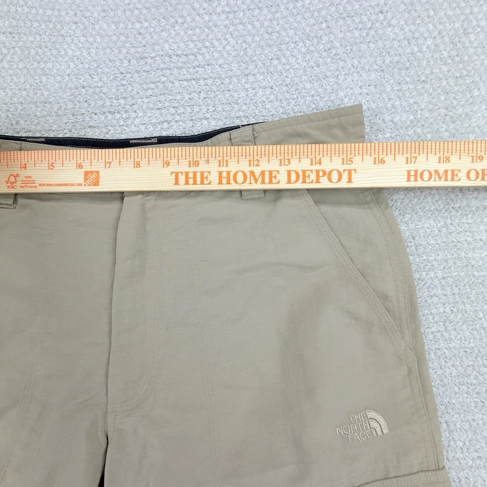 The North Face Cargo Shorts Mens 32 Khaki Nylon Hiking Outdoor Utility 10 In